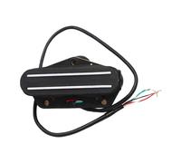 MotiveTech Professional Lightweight Rail Electric Guitar Humbucker Bridge Pickup for Acoustic Guitar And Ukulele, Black 9K