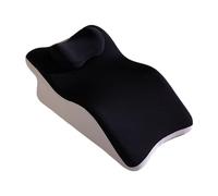 MotiveTech Prone Pillow Bed Cushion for Lumbar Support Neck Abdomen While Reading or Relaxing, Black