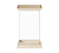 MotiveTech PS PET Display Case Figurine Display Stand Miniature Storage And Stackable Collection Case Suitable for Anime Lovers And Like, without Stand
