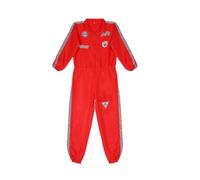 MotiveTech Race Car Driver Costume Sporty Driver Costume Elasticized Jumpsuit with Zipper for Stage Performances