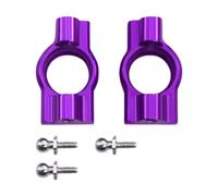 MotiveTech RC Wheel Blocks, Aluminum Alloy, Professional Repair, 1:24 Scale Upgrade Parts for Cars, Trucks And Others, Purple