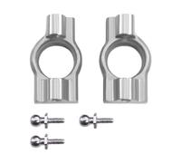 MotiveTech RC Wheel Blocks, Aluminum Alloy, Professional Repair, 1:24 Scale Upgrade Parts for Cars, Trucks And Others, Silver