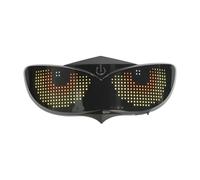 MotiveTech Rear with Warning Patterns And, Rear Helmet Light for Road Bikes, Children