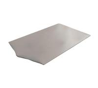 MotiveTech Rectangular Faux Leather Waterproof Tablecloth with Elastic Edge for Birthday Parties, Gray, 60cmx120cm