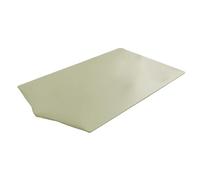MotiveTech Rectangular Faux Leather Waterproof Tablecloth with Elastic Edge for Birthday Parties, Green, 60cmx120cm