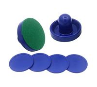 MotiveTech Replacement for Air Hockey Sliders And Air Goal Handles for Paddle Games, Blue, 6.4cm