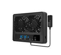 MotiveTech Reptile Enclosure Chiller with Digital Terrarium Cooling Fan Compact Reptile Ventilation Fan for Vivarium
