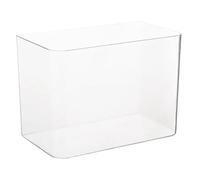 MotiveTech Reptile Terrarium, Small Fish Tank, Visibility, Breeding Tank, Habitat Cage, Feeding Box for Snakes, Crabs, No Lid