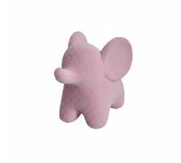 MotiveTech Resin Elephant Figurine Decorative Statue Ornament Sculpture With Flocked Resin Surface And Soft Textured Finish Suitable for living rooms bedrooms, Pink
