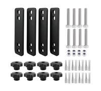 MotiveTech Rooftop Tent Mounting Hardware Kit Adapter Kit Rooftop Tent Accessories including Flat Mending Plates