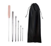 MotiveTech Rope Splicing Tool, Knot Tools Include 5 Sizes of Fids And 1 Pusher. Line Braiding Set for Sailing.