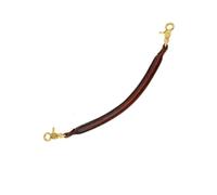 MotiveTech Saddle Handle Strap Gold-Tone Saddle Handhold Strap Curved Handle for Beginners , Brown