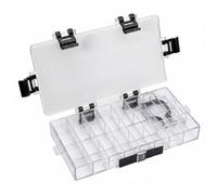 MotiveTech Sealed Palette Watercolor Paint Box Storage Tray with Humidity Control Transparent Shell Hinged Lid Lock Clips Suitable for Home Studio Field Sketching, 24 Colors