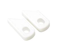 MotiveTech Set of 2 Crank Arm Protectors for Cycling Silicone Covers for Road Bikes, White