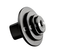 MotiveTech Set of 4 Low Profile Impact Sleeve Adapters with Wrenches, Converter Drive Ratchet Adapter for, Black