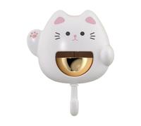 MotiveTech Shopkeepers Bell Decorative Cat Door Chime with Metal Finish Suitable for Indoor, White