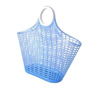 MotiveTech Shopping Basket, Produce Bag, Large Capacity Portable Picnic Basket, Shower Organizer for Laundry, Bathroom, Kitchen, Supermarket, Purple