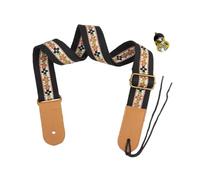 MotiveTech Shoulder Support Strap for Ukulele, Adjustable for Soprano Models, Black