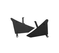 MotiveTech Side Fairing Filler Panel Kit Aerodynamic Motorcycle Side Fairing with Mounting Hardware Rigid for Long-Distance Riders, Matte Black