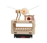 MotiveTech Sightseeing Cable Car Wooden Model Kit for Teaching Props Kids Party Favors