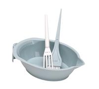 MotiveTech Silicone Bowl And Brush for Hair Coloring Process, Green