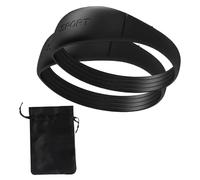 MotiveTech Silicone Patella Band, Support for Running with Drawstring Bag, Multi-Purpose Accessory, Lightweight, Flexible and, 80 X 26.5 Mm, 2Pcs Black