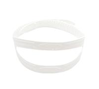 MotiveTech Silicone Scuba Replacement Accessories Parts Comfortable Spare Head Band Soft for Water Sports Swimming Snorkel, White