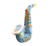 MotiveTech Simulation Saxophone/Trumpet/Clarinet Musical Instrument Toy & Music Light, Saxophone Green