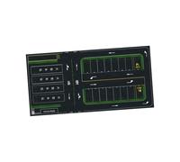 MotiveTech Simulation Scene Parking Lot Mat for Exhibition Educational Play Mat City Circuit And Rubber Suitable for Projects, Style A