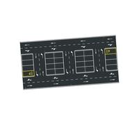 MotiveTech Simulation Scene Parking Lot Mat for Exhibition Educational Play Mat City Circuit And Rubber Suitable for Projects, Style E