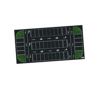 MotiveTech Simulation Scene Parking Lot Mat for Exhibition Educational Play Mat City Circuit And Rubber Suitable for Projects, Style C
