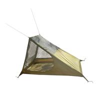 MotiveTech Single Person Tent Lightweight Backpacking Shelter Mesh Inner Tent Floor Camping Compact Packable No Pole Design With Stakes And Guy Lines Suitable for trekking camping solo trips
