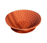 MotiveTech Slow Licking Dog Food Bowl, Cat Bowl with Suction Cup, Treat Dispenser, Non-slip, Orange