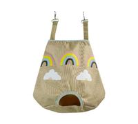 MotiveTech Small Animal Feeding Bag Hay Feeder Bag Rabbits Guinea Pig Large Size Dispenser Hamsters Pouch Hanging Pouch Hay Feeder