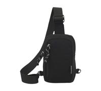MotiveTech Small Chest Bag Fanny Pack for Running Climbing, Black