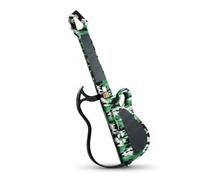 MotiveTech Smooth-Neck Guitar Smart Foldable Guitar Portable for Beginners, Camouflage Green