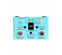 MotiveTech Sound cycle Pedal Unlimited Overdubs Guitar Looping Device Tempo Sound cycle Drum Machine Pedal for Guitarists, Instrumentalists, Blue