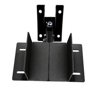 MotiveTech Speaker Wall Mount Swivel and Tilt Adjustable Office Shelf Space Saving Easy Installation Metal Stand for Bookshelf Speakers, Width 11.5 to 19.5cm