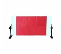MotiveTech Sports Training Rebounder Table Tennis Return Board With Stable Base And Wheels Solid Wood Rubber Panel Repeated Exchanges For Skill Building Suitable, 6-Piece Rubber