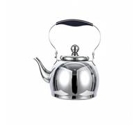 MotiveTech Stainless Teapot Infuser Pot Water Boiler Stovetop Jug with Versatile Use for Tea Coffee Infusions Suitable for Home Kitchens Restaurants teahouses Camping, Silver, 1.0L