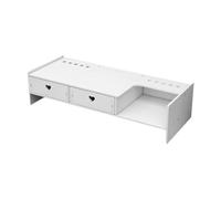 MotiveTech Stand Multipurpose Ergonomic Save Space with Storage Drawer Computer Stand Desk Organizer Sturdy Riser Holder, Board Thickness 5mm
