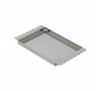MotiveTech Storage Tray Jewelry Tray Perfume Organizer Mirror Tray Vanity Tray With Sturdy Stainless Steel Structure And Shiny Finish suitable for organization