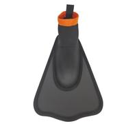 MotiveTech Swim Training Fins Lightweight Openbackless Swim Fins Non Slip Web Footed for Divers , Black , 37-40