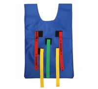 MotiveTech Tail Chasing Vest Active Play Sensory Training Vest Bright Children's Activity Gear for Preschoolers, Kindergarten, Blue, Adult