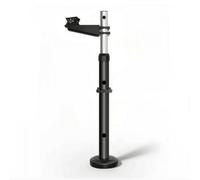 MotiveTech Telescopic Camera Pole Resistant Camera Support with Weighted Base Indoor and Outdoor Floor Stand for Parking Lots, Neighborhood Entry Points Points, 1-1.5m