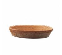 MotiveTech Terracotta Plant Saucer Promotes Drainage Shallow Pottery Plant Base Rustic Simplicity Aesthetic Clay Pot Tray for Indoor Gardeners, Red, 9CM