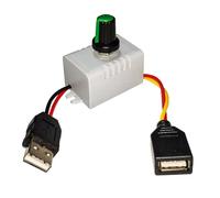 MotiveTech Thermostat with Continuous Temperature Adjustment, Practical And Easy to Use, Compact, with USB Heating Elements, Accessory for 5-piece Blanket