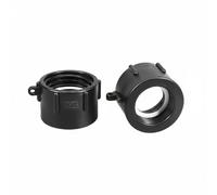 MotiveTech Thread Adapter Tank Connector Hose Converter Plumbing Fitting Valve Accessory Silicone Suitable for Farm Industrial Outdoor Garden Scenarios, to 1-1/2 Inch