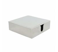 MotiveTech Tissue Dispenser Stainless Steel Tissue Holder Napkin Container Countertop Organizer with Smooth Polished Surface Simple to Refill Suitable for