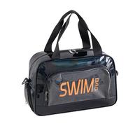 MotiveTech Tote Bag for Beach with Shoe Storage, Large Pool Handbag for Travel and Sports, Black